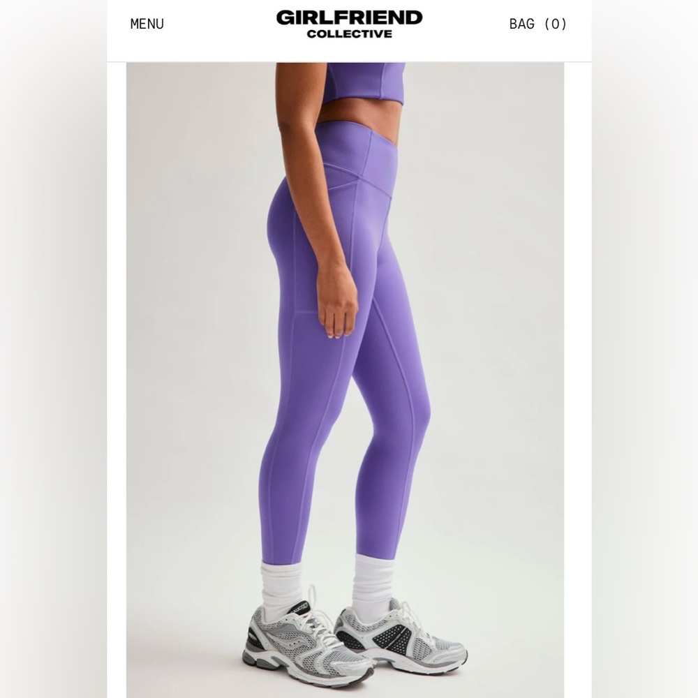 Girlfriend Collective Compressive Pocket Leggings size M